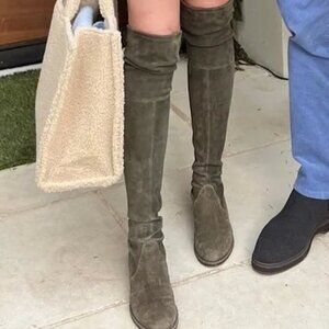 Stuart Weitzman Suede Over-the- Knee Boots | Size 9.5